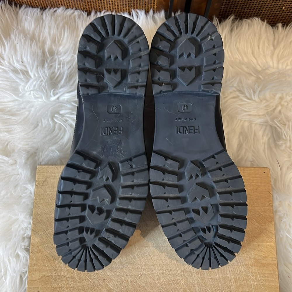 Fendi Slip On Lug Sole Moto Boot - Picture 3 of 10